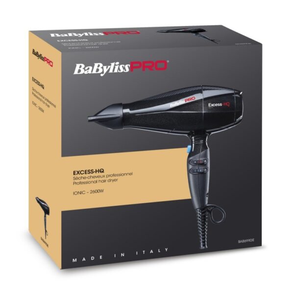Фен для волос Babyliss PRO BAB6990IE EXCESS-HQ ionic 2600W — изображение 2